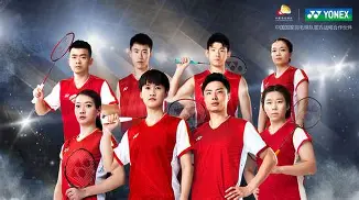 中国羽毛球队强势英格兰羽毛球队，斯里坎特高光表现