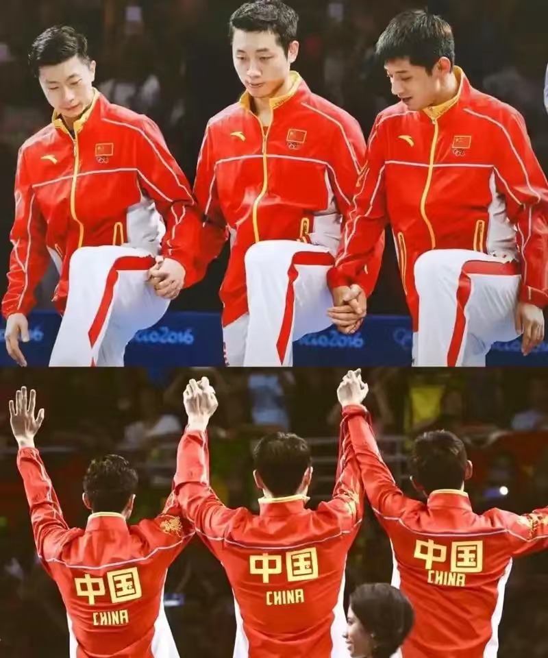 波兰乒乓球队鏖战中国乒乓球队，马龙一己之力扛起全队